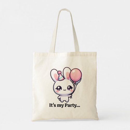 Party Bunny Tote Bag