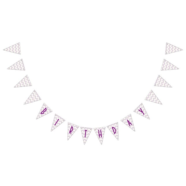 Party Bunting Banner/Chevron and Polka Dots Bunting Flags (All)