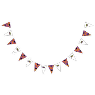 Party Bunting Banner/Halloween Trick or Treat Bunting Flags