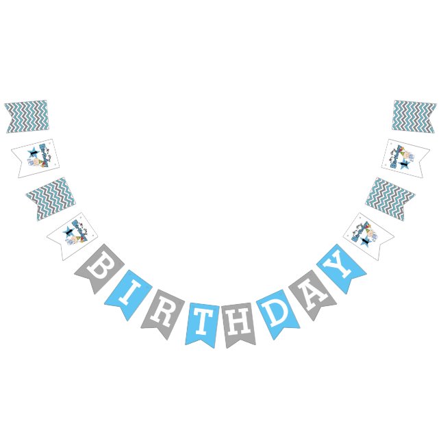 Party Bunting Banner/It's My First Birthday Flags (All)