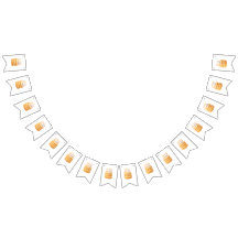 Party Bunting Banner with a picture of a birthday