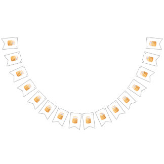 Party Bunting Banner with a picture of a birthday