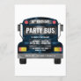 Party Bus Birthday Invitation