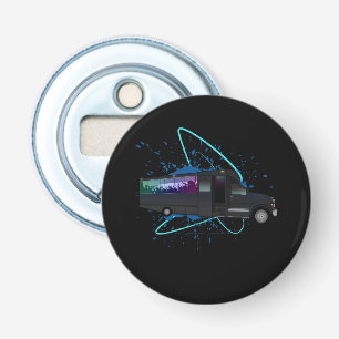 Party Bus Time Nightlife Colorful Celebration Fun  Bottle Opener