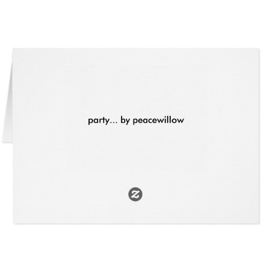 party... by peacewillow (Back Horizontal)