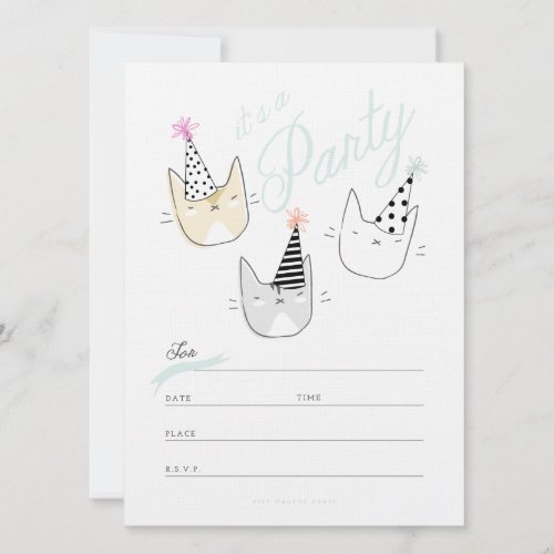 Party Cat Invitation