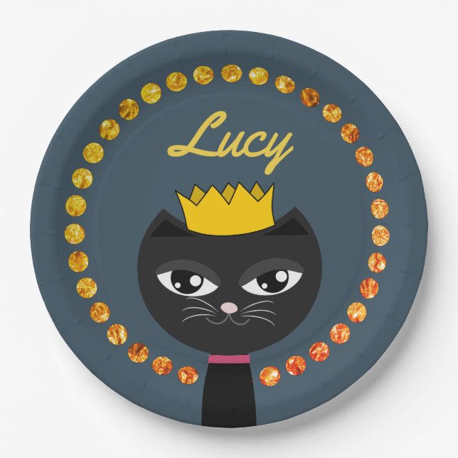 Party Cat Paper Plates (Front)