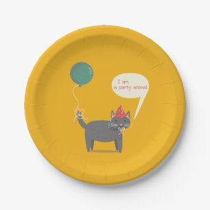 Party Cat Plate