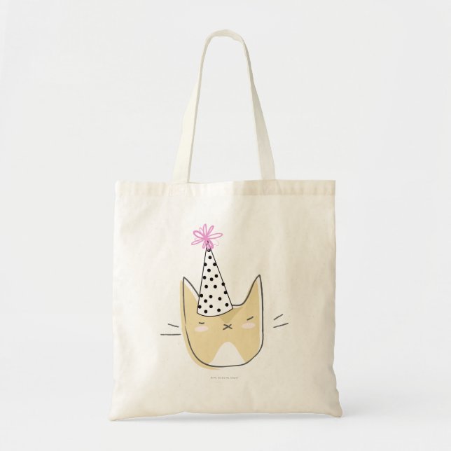 Party Cat Tote Bag (Front)