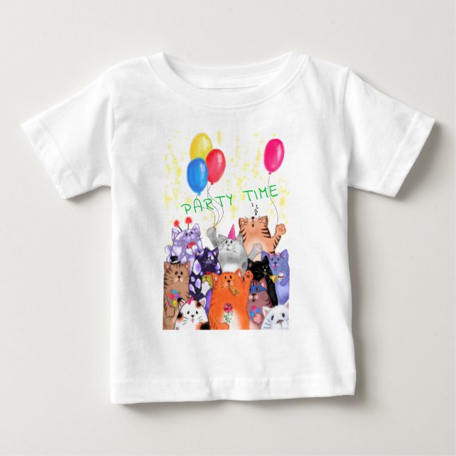 Party Cats Baby T-Shirt (Front)