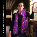 Party Celebration Colorful Confetti Purple Chiffon Scarf<br><div class="desc">Party Celebration Colorful Confetti Deep Purple Chiffon Scarf. Personalize it with your artwork. Edit it to change the colored background. For any occasion,  New Year's Day,  4th of July,  Christmas,  Mother's Day,  birthday,  a gift for you or someone special.</div>