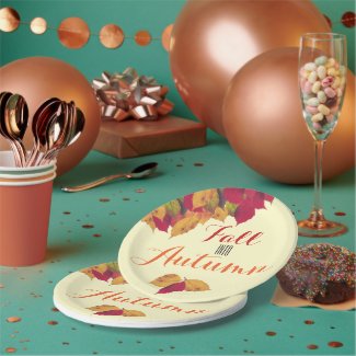 Party Celebration Fall Autumn Seasonal Leaves