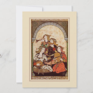 Party Celebration Flat Note Card