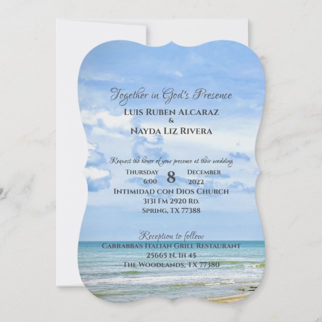 Party Celebration Invitation (Front)