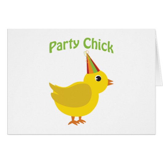 Party chick cards (Front Horizontal)