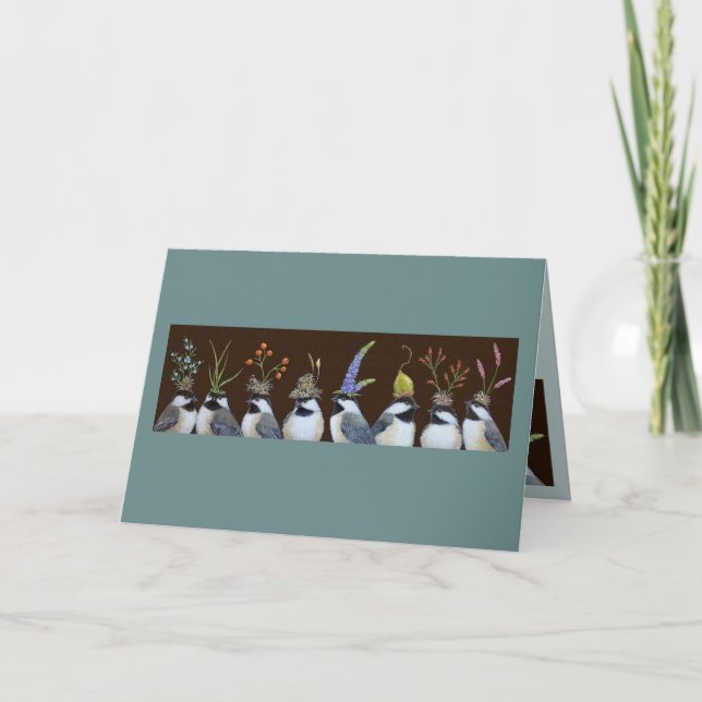 party chickadees card (Front)