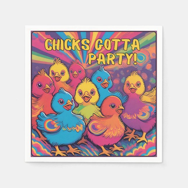 Party Chicks Napkins (Front)