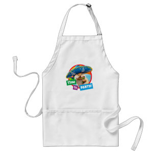 Party Chipmunk In Sombrero Adult Apron