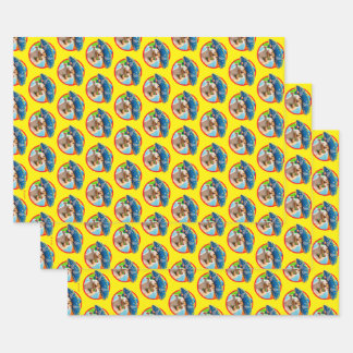 Party Chipmunk In Sombrero Wrapping Paper Sheets