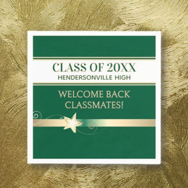 Party! Class Reunion Welcome back Napkins (Creator Uploaded)