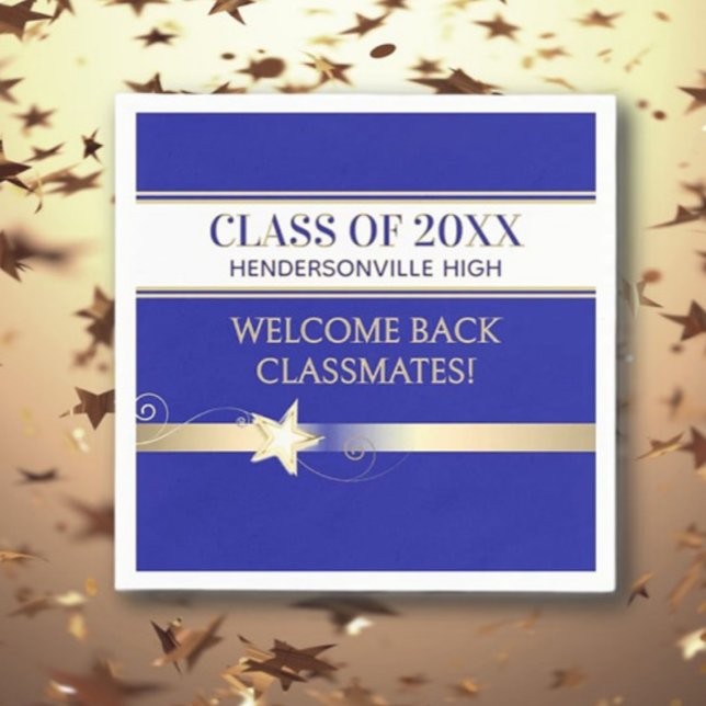 Party! Class Reunion Welcome back Napkins (Creator Uploaded)