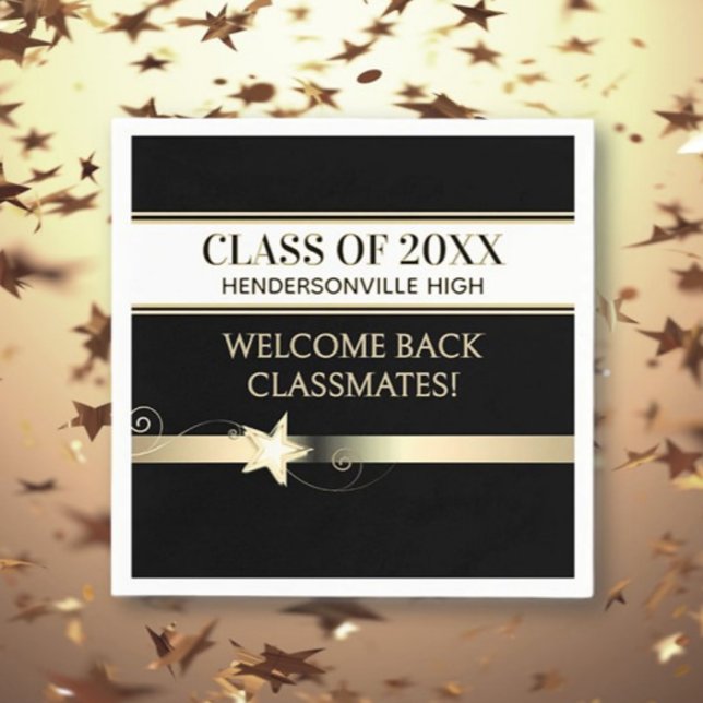 Party! Class Reunion Welcome back Napkins (Creator Uploaded)