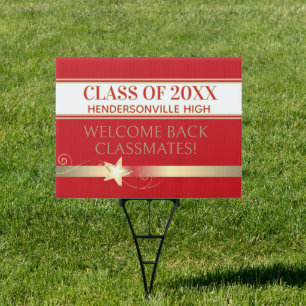 Party! Class Reunion welcome yard sign