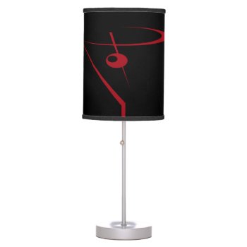 Party Cocktail Red Martini Table Lamp by BartenderSchool at Zazzle