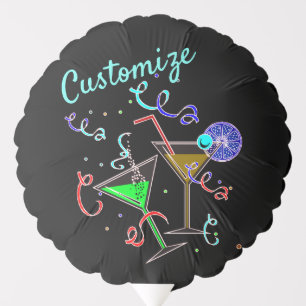 Party Cocktails Black Balloon