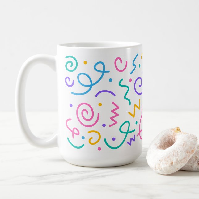 Party 🌸 coffee mug 15oz (With Donut)