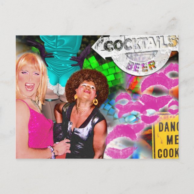 Party Collage Postcard (Front)