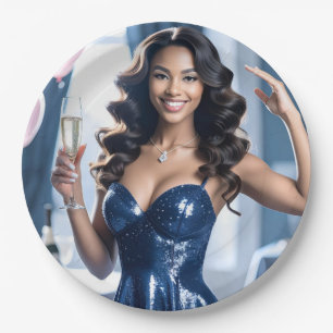 Party Congratulations Paper Plates