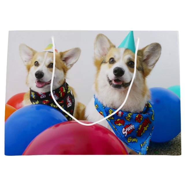 Party Corgis Gift Bag (Front)
