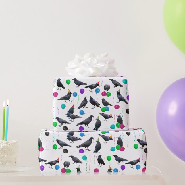 Party Crows Wrapping Paper (Party Gifts)
