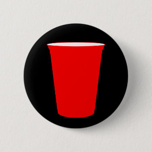 party cup pinback button