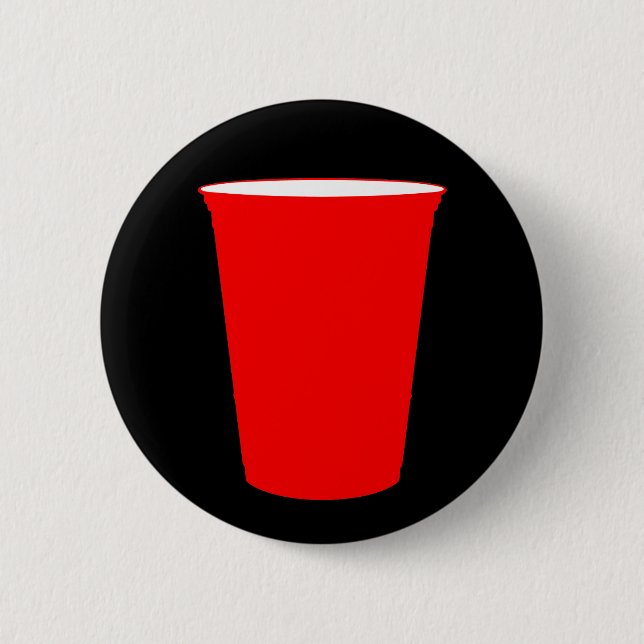 party cup pinback button (Front)