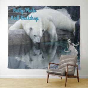 Party Decor Wild Animals Polar Bear Backdrop