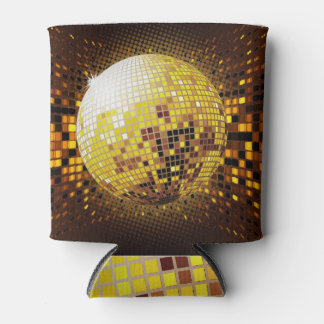 Party Disco: Vintage Glowing Lights. Can Cooler