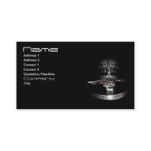 Party DJ business card with social icons