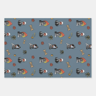 Party Dog Wrapping Bundle Paper Sheets