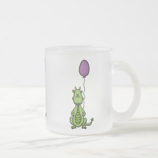 Party Dragon Frosted Glass Coffee Mug