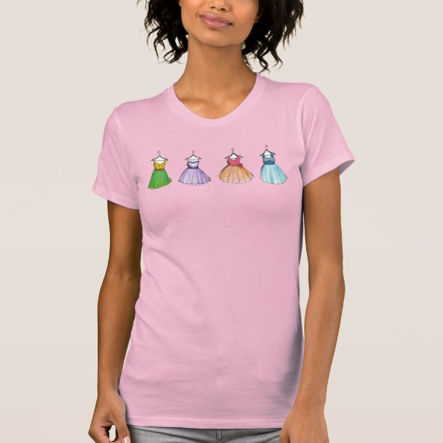 Party Dresses 50s Vintage Prom Dress Fashion Tee (Front)