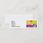 Party Drinks Mini Business Card (Front/Back)