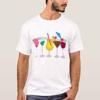 Party Drinks T-shirt by totallypainted at Zazzle