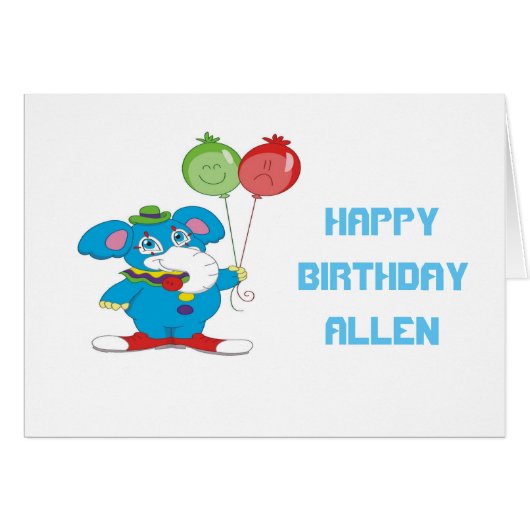 Party Elephant (Front Horizontal)