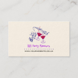 Party/Event Planner Business Card