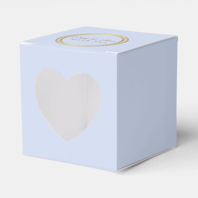 Party Favor Box-Gold Eternal Circle Boxes (Front Side)