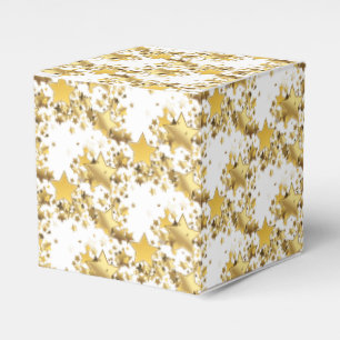 Party Favor Box-Gold Stars Boxes