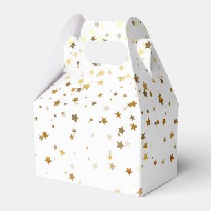 Party Favor Box-Gold Stars Favor Box