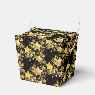 Party Favor Box-Gold Stars Favor Box